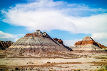 The Teepees in Petrified Forest National Park, Arizona