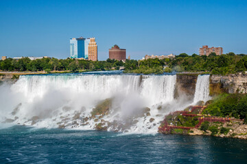 The well known Niagara Falls in Canada, Ontario