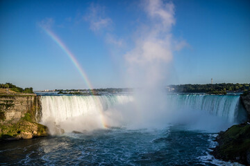 The well known Niagara Falls in Canada, Ontario