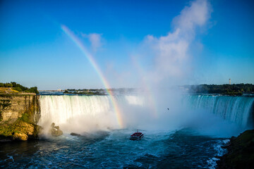 The well known Niagara Falls in Canada, Ontario