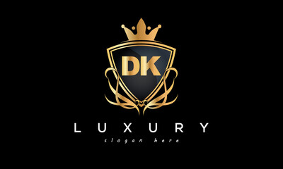 DK creative luxury letter logo