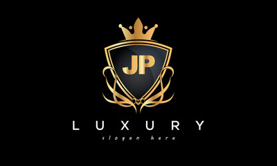 Fototapeta na wymiar JP creative luxury letter logo