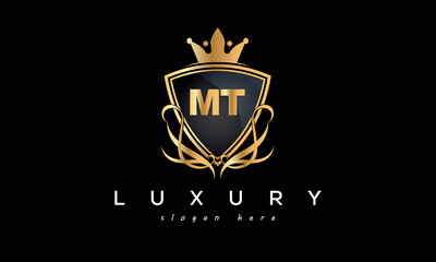 MT creative luxury letter logo