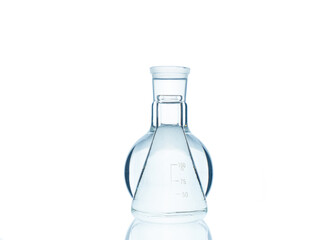 The glass bulb. Chemical flask. Chemical vessels. Glassware.
