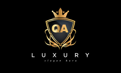 QA creative luxury letter logo