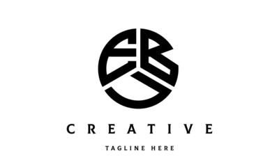EBU creative circle three letter logo