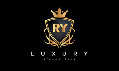 RY creative luxury letter logo