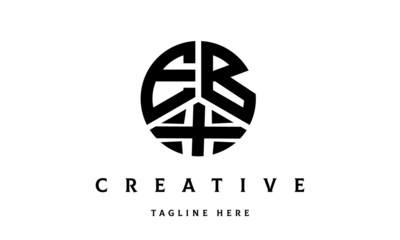EBX creative circle three letter logo