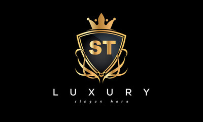 ST creative luxury letter logo