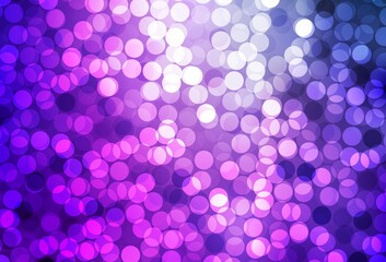 Light Purple, Pink vector texture with disks.