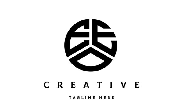 EEO creative circle three letter logo