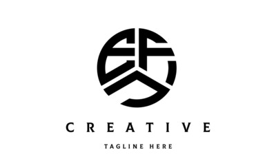 EFJ creative circle three letter logo