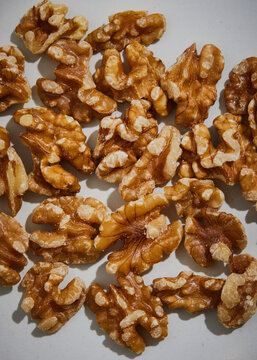 walnuts close up macro