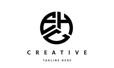 EHC creative circle three letter logo