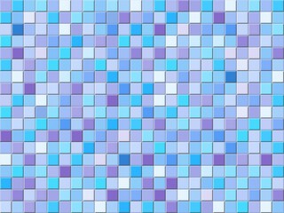 Fototapeta premium でこぼこした青色系タイルの背景