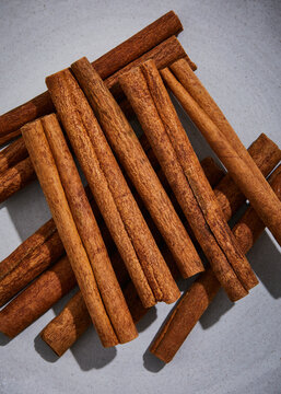 cinnamon stick closeup, macro