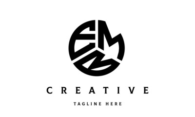 EMB creative circle three letter logo