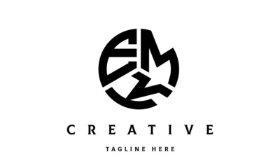 EMK creative circle three letter logo