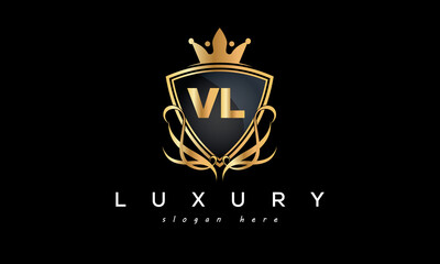 VL creative luxury letter logo