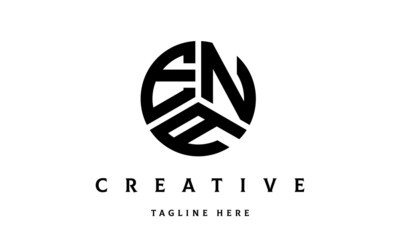 ENA creative circle three letter logo