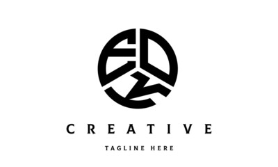 EOK creative circle three letter logo