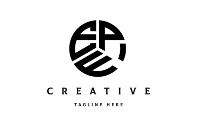 EPF creative circle three letter logo
