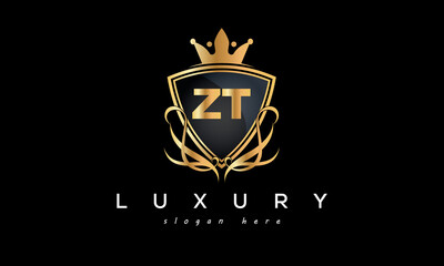 ZT creative luxury letter logo