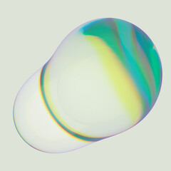 Abstract background with 3d shapes