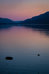 sunset view Großer Alpsee Bavaria Germany