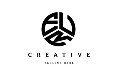 EUR creative circle three letter logo