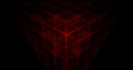 abstract background red