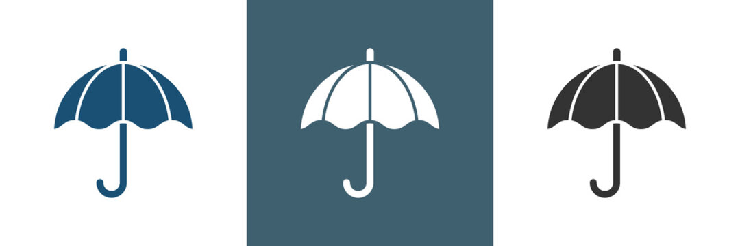 Regenschirm Vektor Logo