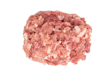 fresh red pork ground meat
