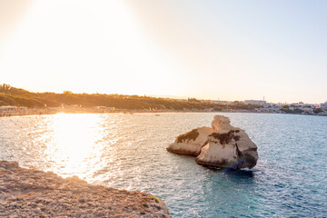 TORRE DELL'ORSO. LECCE. SUMMER 2021. The rock 
