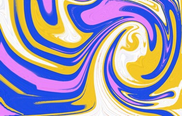 Modern colorful flow background. Wave color Liquid shape. Abstract design.Color Dynamic. Liquid Screen series. Abstract arrangement of vibrant flow of hues and gradients suitable for projects on art, 