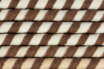 Delicious Wafer Chocolate Cream Rolls