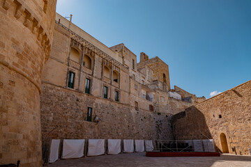 OTRANTO. LECCE. SUMMER 2021. The old castle and towers