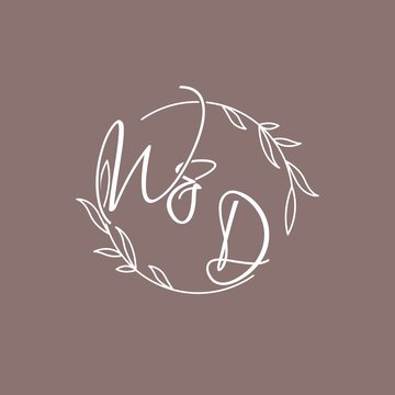 WD wedding initials monogram logo ideas