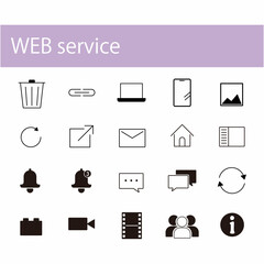 web,interface,file,icon vector set