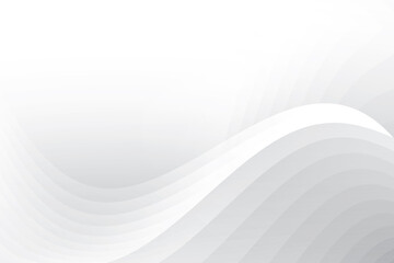 Abstract white and gray color, modern design background with geometric shape. Vector illustration.