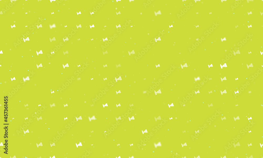 Poster seamless background pattern of evenly spaced white camera symbols of different sizes and opacity. ve