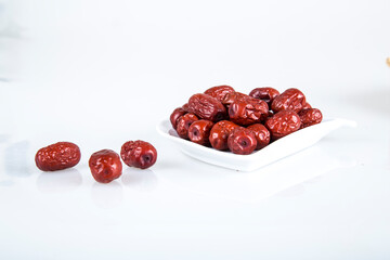 Red dates on the table