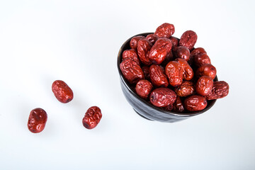 Red dates on the table