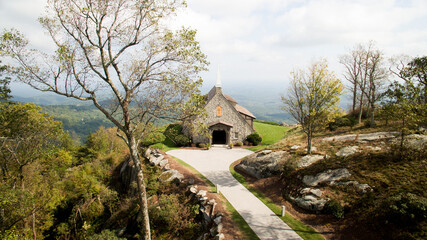 Fototapeta na wymiar Scenic view of church in rural SC