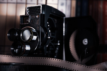 Vintage 8mm video film camera