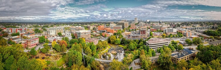 Panoramic view of Greenville, SC