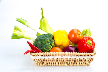 Vegetables in the basket