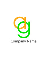 AG,GA,A,G abstract logo letters monograms.