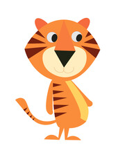 tiger cartoon character