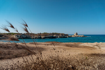 BAIA DEL BASTIMENTO (LECCE, PUGLIA). Sea and coast near Lecce
